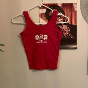 obsessive love “take me away” tank top